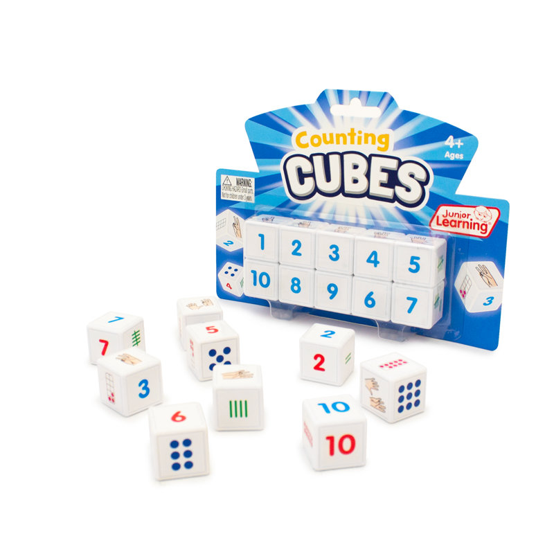Counting Cubes Educational Learning Ten Learning Cubes