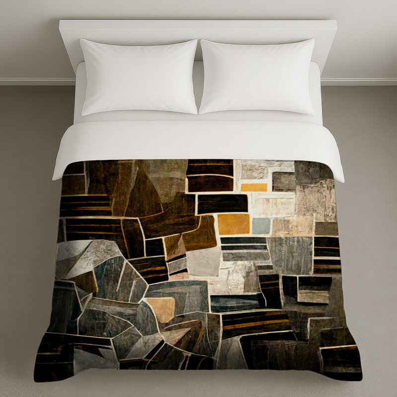 Abstract Bedding Art Duvet Cover Modern, Twin