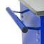 Chariot à outils polyvalent en métal avec pince à roulement à billes - Design noir et bleu élégant pour le garage et l'atelier