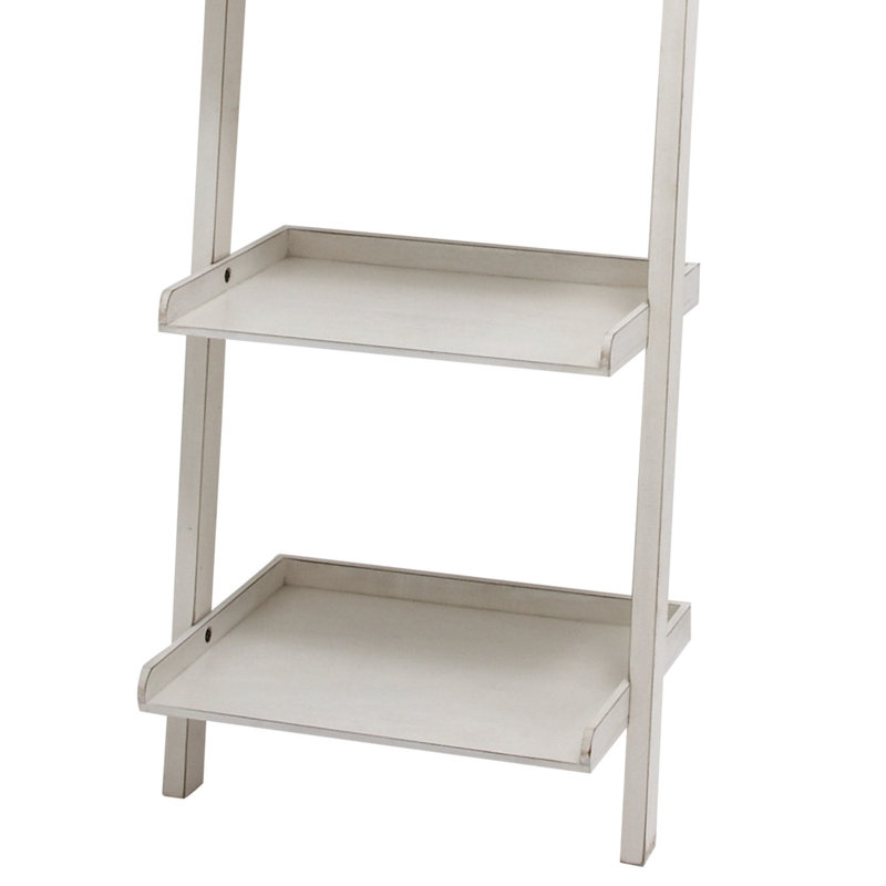 Bibliothèque échelle Noemi H 69 "x l 20", Blanc antique