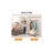 36.2'' Metal Wall Mounted Clothes Rack,Black-1814636576