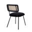 Chaise d'appoint noire Lashounda-1162803230