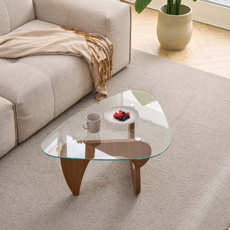 Table basse de style campagnard Mid-Century, H 15,74 po x l 43,3 po x P 29,5 po