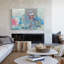 « stripeed tapis bikini », impression sur toile tendue-25807622