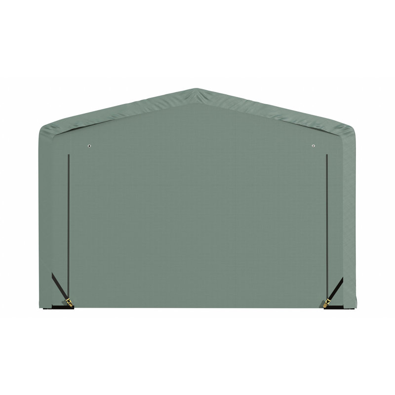 Garage protégé contre le vent et la neige Shelter Tube, 12 x 18 x 8, vert