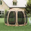11' x 11.5' Screen Tent, Pop Up Gazebo with 2 Doors,-113475444
