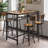 Versatile Dining Solution Mdf Rustic Style For Kitchen And Bistro
