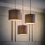 Torbery Cotton Drum Pendant Shade ( Clip On ) in Off White-993805832