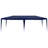 vidaXL Party Tent Blue PE roof, steel frame Large Collapsible-320073311