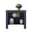 Kitchen Island With Three Open Shelves, One Top Shelf And Four Legs, Modern Kitchen Decor And Organizer