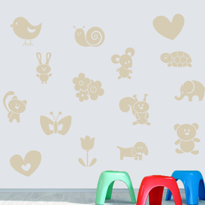 Adhésif décoratif créatures mignonnes Hearon