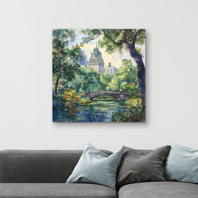 Castle - 32"x32" art on canvas