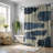 Blue Arcs - Premium Shower Curtain-528989306