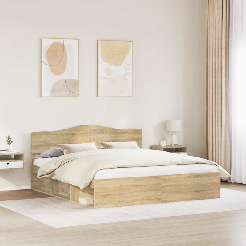 Solid Wood Bed, Sonoma, Super King (6')