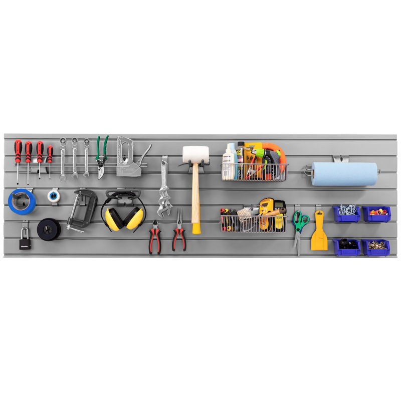 Garage 20-Piece Steel Slatwall Accessory Kit
