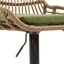 Ensemble de 2 tabourets de bar pivotants avec repose-pieds réglables-129879387