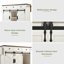 Kitchen Island With Sliding Doors And 3 Drawers White-2063269003