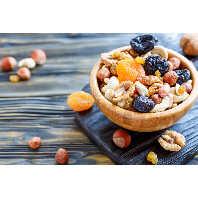 Nuts And Dryfruits by SMarina - Wrapped Canvas Print, 30cm H x 46cm W x 3.8cm D