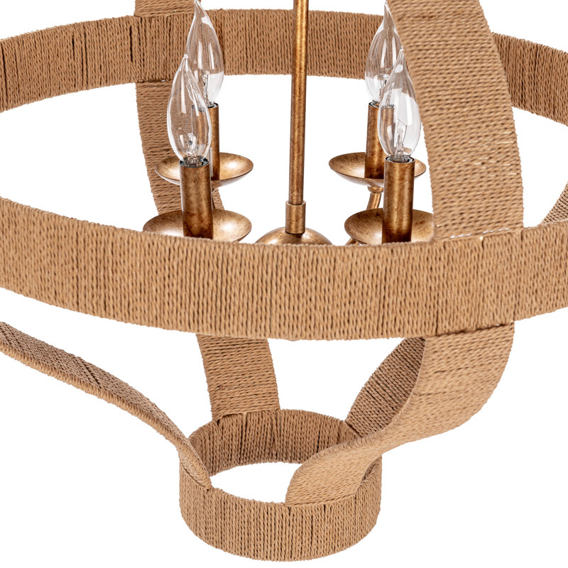 Sarmiento 4 - Light Pendant, 31" H x 23" W x 23" D