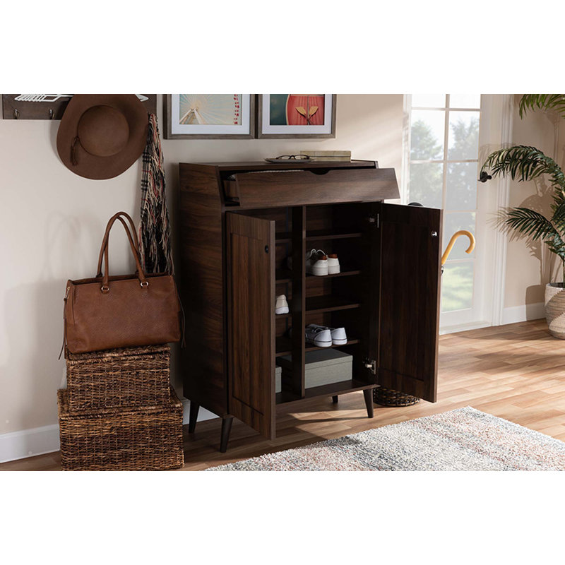 10 Pair Shoe Storage Cabinet