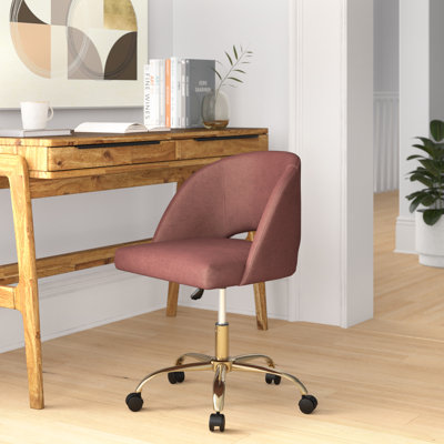 Wade Logan Shauna Velvet Office Chair