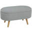 Godfried 82cm Wide Oval Solid Colour Footstool Ottoman-1599650960