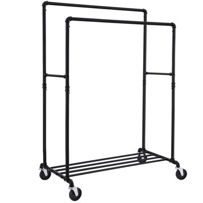 Mcconkey 100cm Rolling Clothing Rack