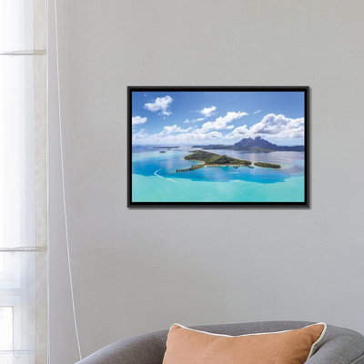 «Bora Bora Island, French Polynesia II» par Matteo Colombo, impression sur toile tendue