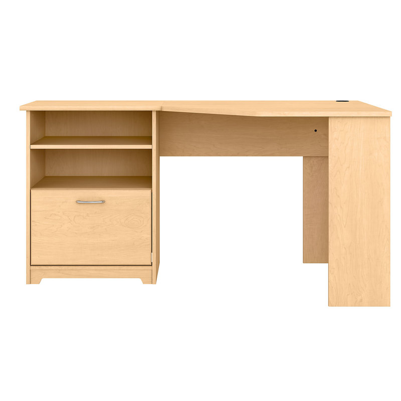 Bureau d'angle réversible Huckins, Chêne Naturel