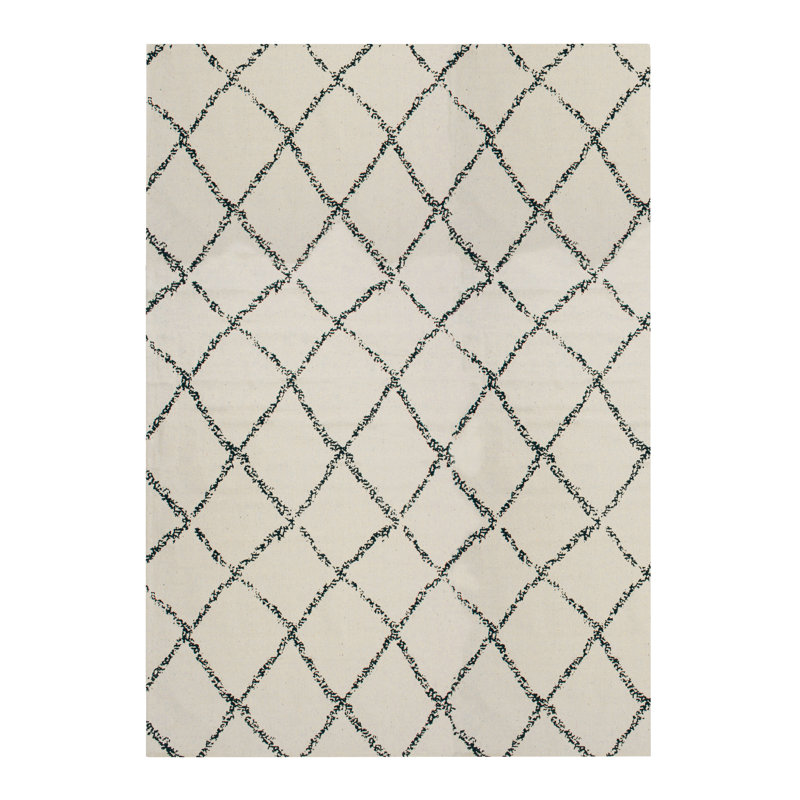 Kathline Geometric Hand Woven Area Rug, Rectangle 190 x 290cm
