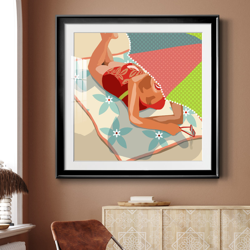 " Americana Cow " Painting Print, Black, 28" H x 28" W x 1" D