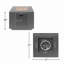 Modern 50,000 BTU Square Propane Fire Pit