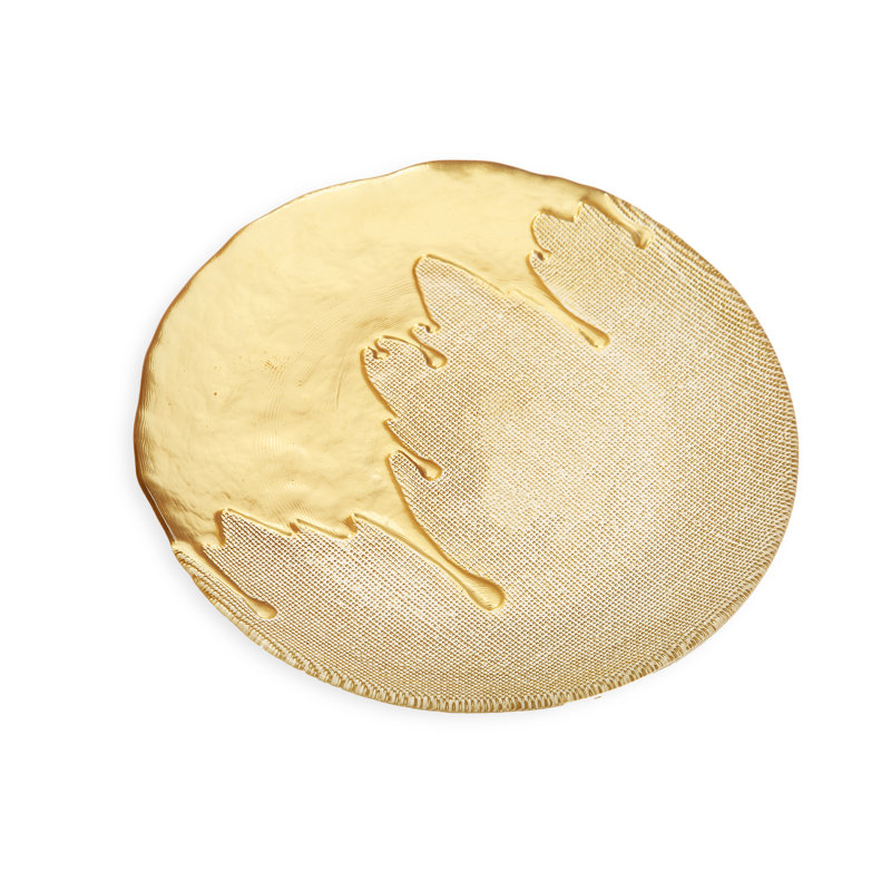 Ulvi 8" Salad Plate, Gold