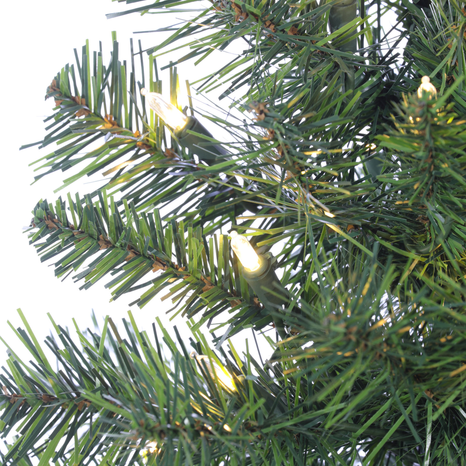 Lighted Artificial Fir Christmas Tree, 7.5' H