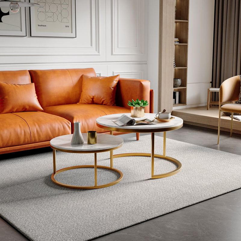 Sled Coffee Table, Gold