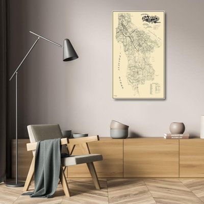Red Barrel Studio® Bromfield Gallery Wrapped Canvas Art: San Mateo California Landowner, Bromfield 1894 CASA0017