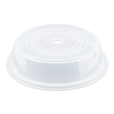 Couvre-assiettes rondes en plastique GET CO-103-CL, (ensemble de 12)