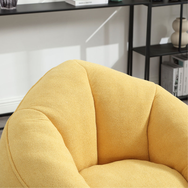 Fauteuil à billes Bedding, Jaune