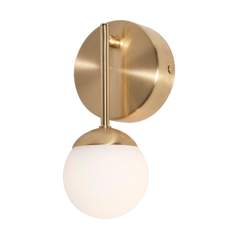 LED Armed Sconce, Golden