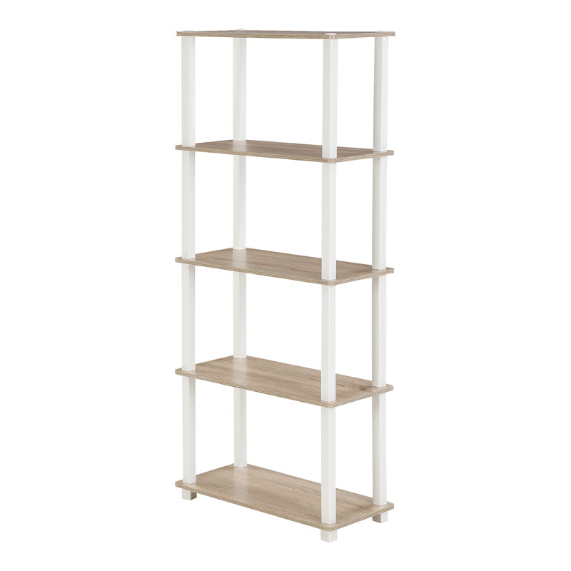 Maxine 59.9cm W Manufactured Wood Shelving Unit, Sonoma Oak/White