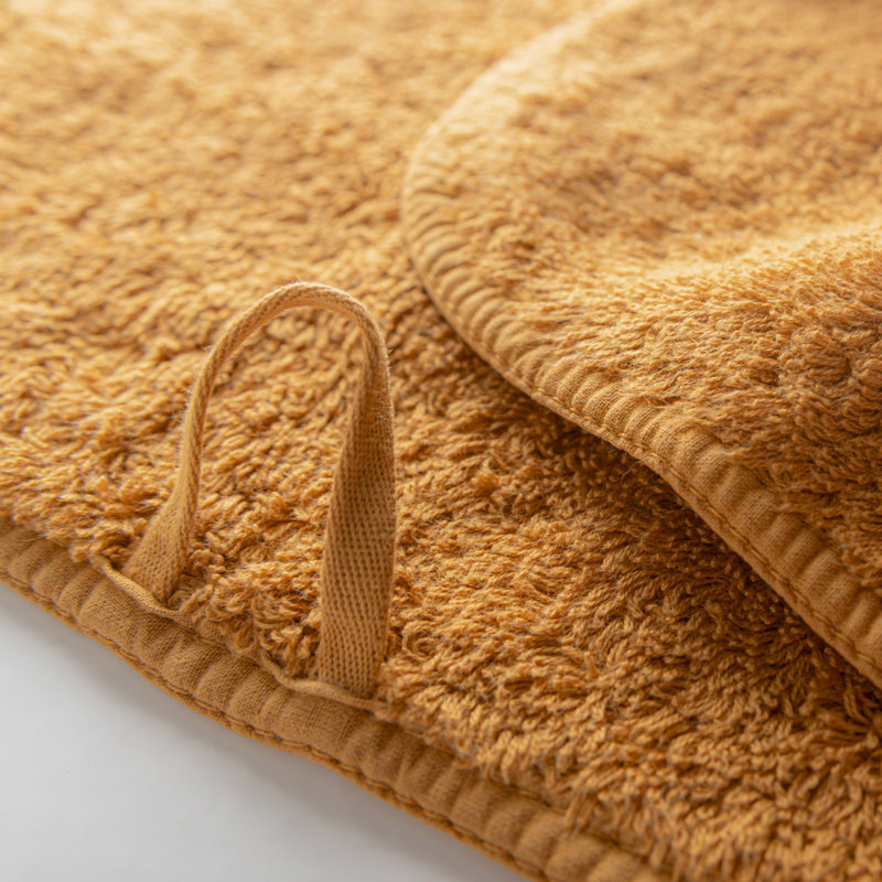 Long Double Loop Hand Towel, 18" W x 30" L, Camel