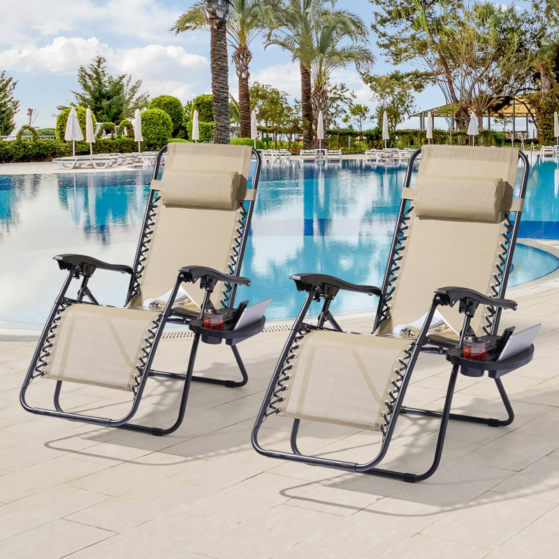  Fauteuil inclinable loisir Leisure, Beige