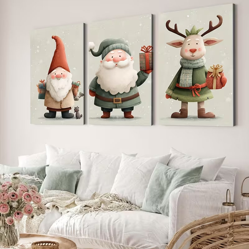 3 Piece Wrapped Canvas Print