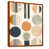 Toile avec cadre flottant brun