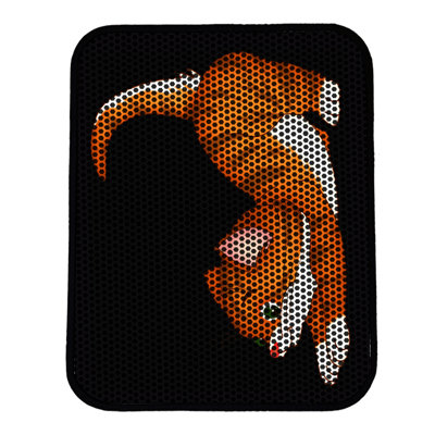 Premium Cat Litter Mat, 18 x 24 inches | 50% PVC / 50% Polyester, Machine Washable & Vacuum Friendly | Durable, Easy-Clean Design for Pet Owners | Protect Your Floors from Litter Messes