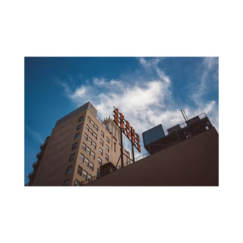 Jesus Saves LA II by Bethany Young - Print on Canvas, Wrapped Canvas, 66.04cm H x 101.6cm W x 3.81cm D