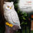 28"H Owl on Tree Trunk Garden Statue