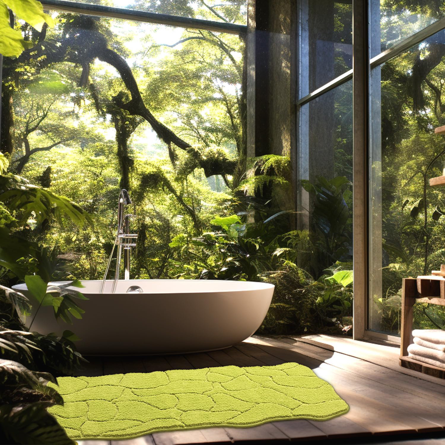 ENOLIL 24x59 Inches Long Bath Mats for Bathroom Non Slip,Large Bathroom ...