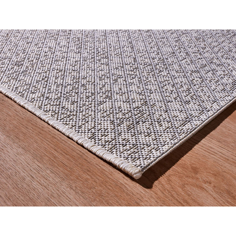 Embrya Geometric Hand Woven Indoor / Outdoor Area Rug, Rectangle 160 x 230cm