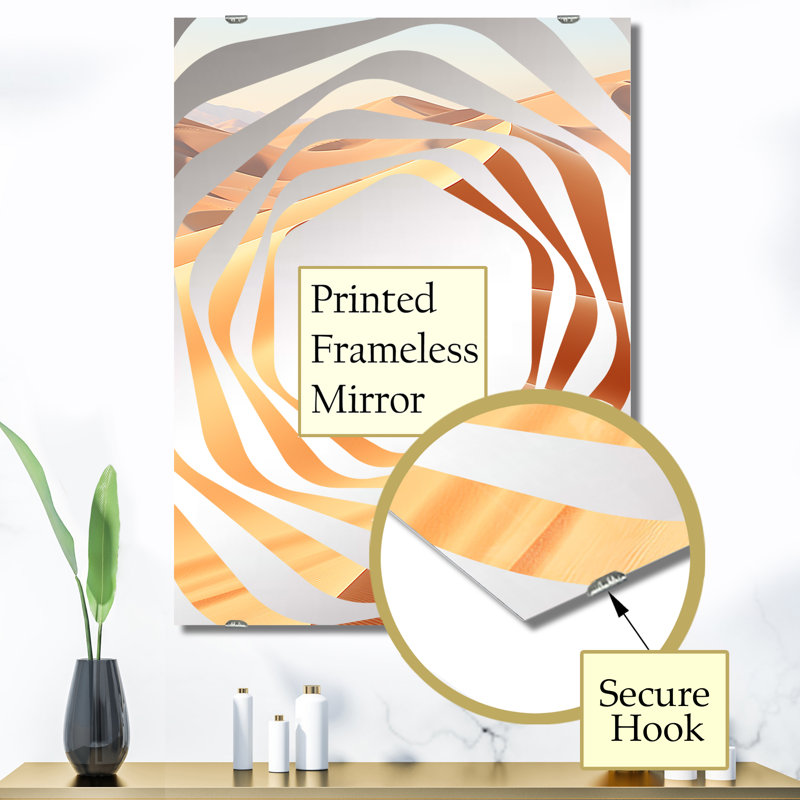 Criss - Miroir mural désertique MIR140861, 40 po x 30 po